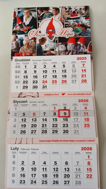 Kalendarz Skrzata Helpika na 2026 Rok (2)